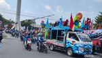 Massa Buruh Sidoarjo Bergerak ke Surabaya Aksi May Day 2026