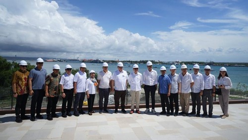 Menteri Koordinator Bidang Perekonomian Airlangga Hartarto hingga CEO BPI Danantara Rosan Roeslani mengunjungi KEK Kura Kura Bali. (Foto: Dok. Kura Kura Bali)