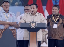 Video Prabowo Sapa Pramono di May Day: Bowonya Sama, Partainya Lain Gapapa