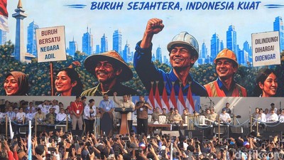 Prabowo Turun ke Monas, May Day 2026 Dipenuhi Lautan Buruh