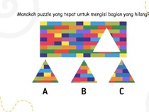 Temukan Puzzle yang Hilang, Awas Terkecoh Susunan Pola dan Warna