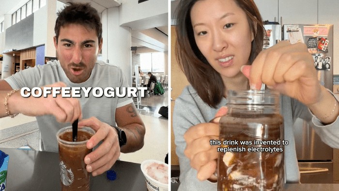 Viral Kopi Campur Yogurt, Enak atau Justru Bikin Mual?