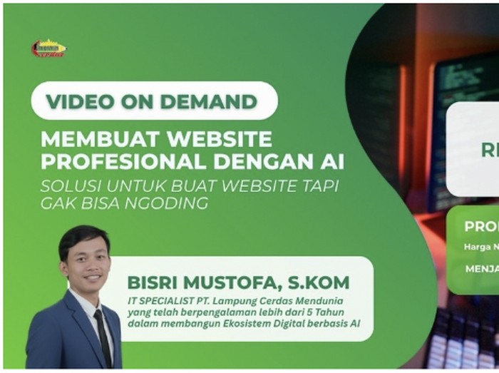 VOD membuat website dengan AI