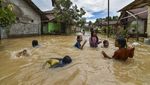 Banjir Kepung Ratusan Rumah di Kota Jambi