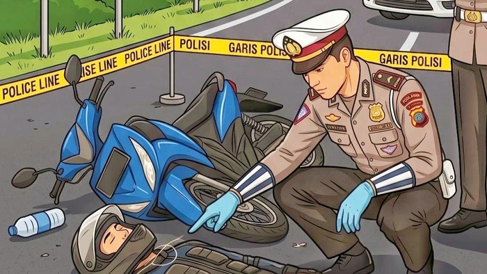 Ilustrasi kecelakaan