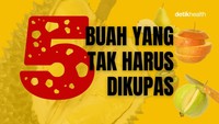 Infografis: 5 Buah Ini Tak Perlu Dikupas, Kulitnya Bisa Dimakan