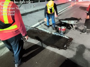 Jasa Marga Rampung Perbaiki Tol Jagorawi, Jalan Sudah Normal