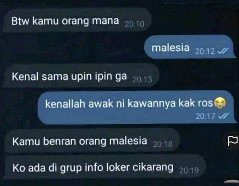 Kumpulan chat kocak