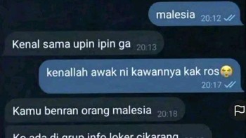Ngaku dari Malaysia.. Foto: X.com