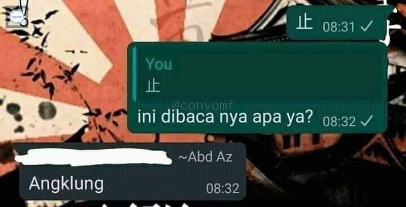 Kumpulan Chat Kocak