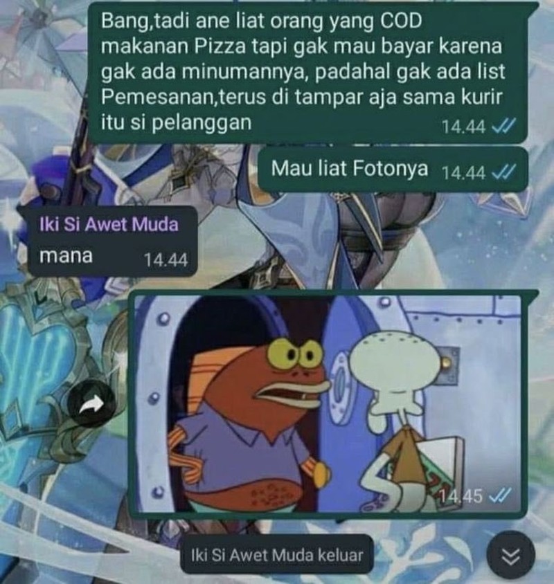 Kumpulan Chat Kocak