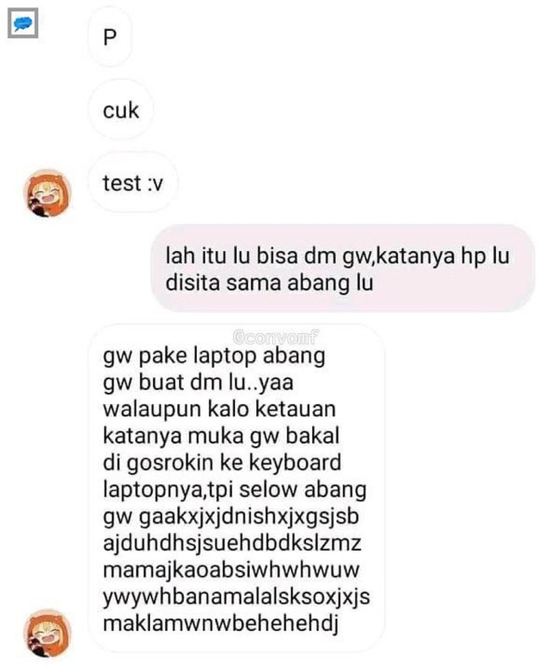 Kumpulan Chat Kocak