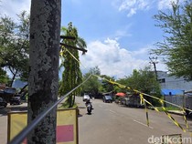 Kabel PJU Putus Disambar Truk di Sukabumi, Mobil Rusak-Warga Luka