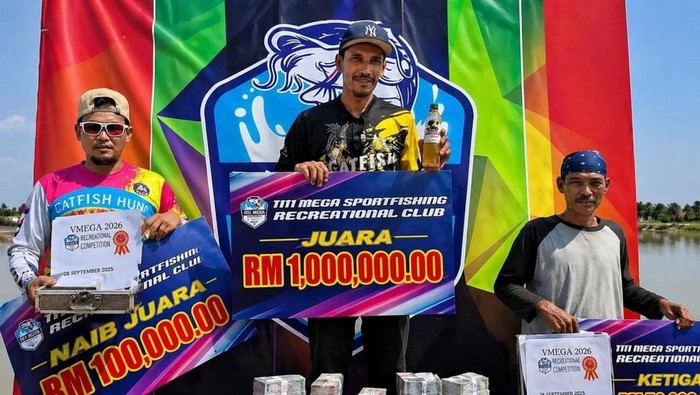 Modal Rp 960 Ribu, Pulang Bawa Rp 4,3 Miliar! Kisah Hoki Pemancing Lele Raksasa