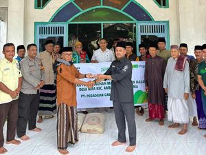 Peringati Hari Buruh, Pegadaian Salurkan Bantuan untuk Masjid di Ambalawi
