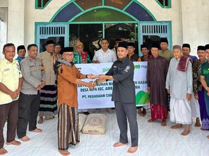 Peringati Hari Buruh, Pegadaian Salurkan Bantuan untuk Masjid di Ambalawi