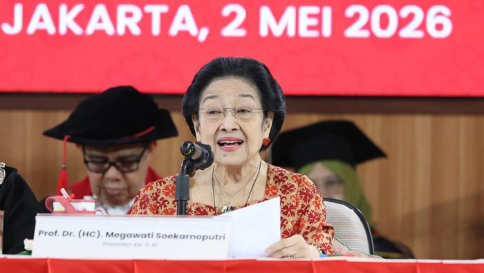 Presiden ke-5 RI sekaligus Ketum PDIP, Megawati Soekarnoputri.