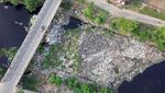 Sungai di Deli Serdang Penuh Sampah dan Limbah