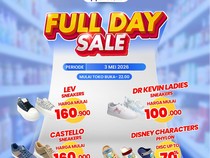 Sneakers Berbagai Merek Rp 100 Ribuan di Transmart Full Day Sale