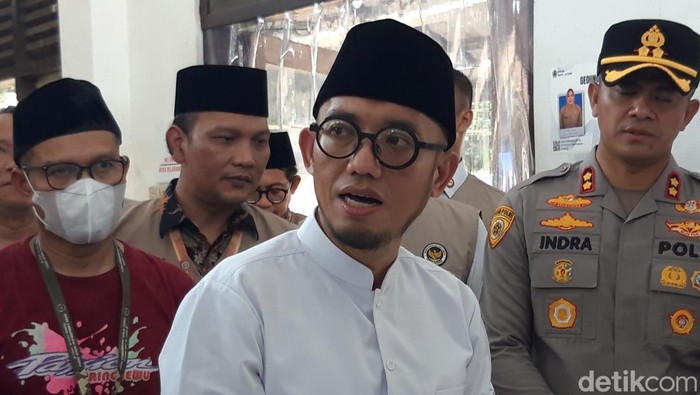 Wakil Menteri Haji dan Umrah, Dahnil Anzar Simanjutak, di Asrama Haji Donohudan, Boyolali, Sabtu (2/5/2026).