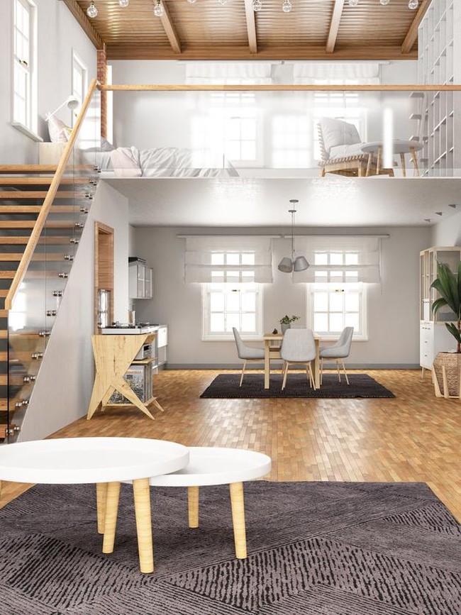 Inspirasi Mezzanine, Selain buat Kamar Tidur Bisa Jadi Perpus-Ruang Kerja