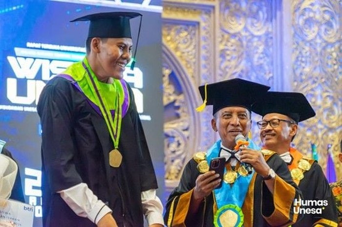 El Panta Tarigan, Atlet Paralimpik Lulusan Program Studi Pendidikan Luar Biasa (PLB), Fakultas Ilmu Pendidikan (FIP), Unesa.