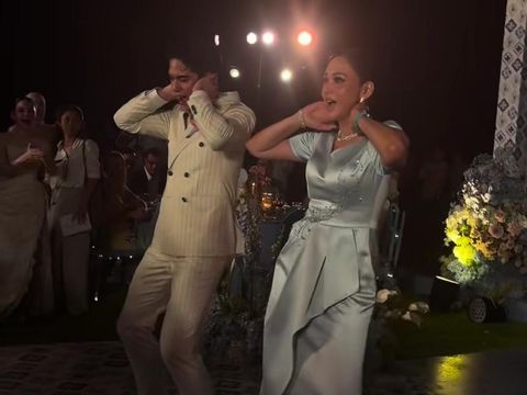 Resepsi El Rumi dan Syifa Hadju di Bali.