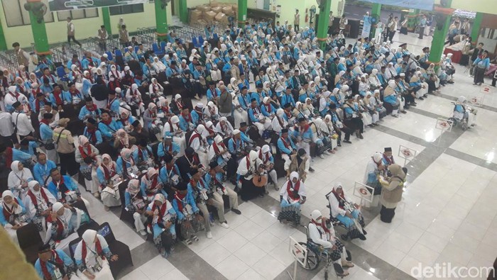 Jemaah calon haji di Asrama Haji Donohudan, Ngemplak, Boyolali, Kamis (30/4/2026).
