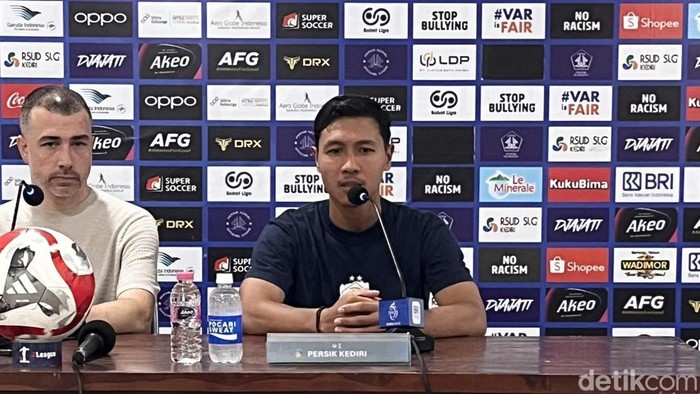 Kapten Persik dalam laga kontra Arema FC, Adi Eko Jayanto