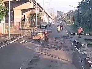 Pengemudi Pajero yang Tabrak Lari Abang Gerobak di Jaktim Ditangkap!