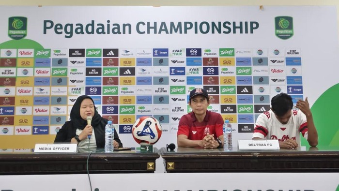 Press conference Deltras FC jelang laga