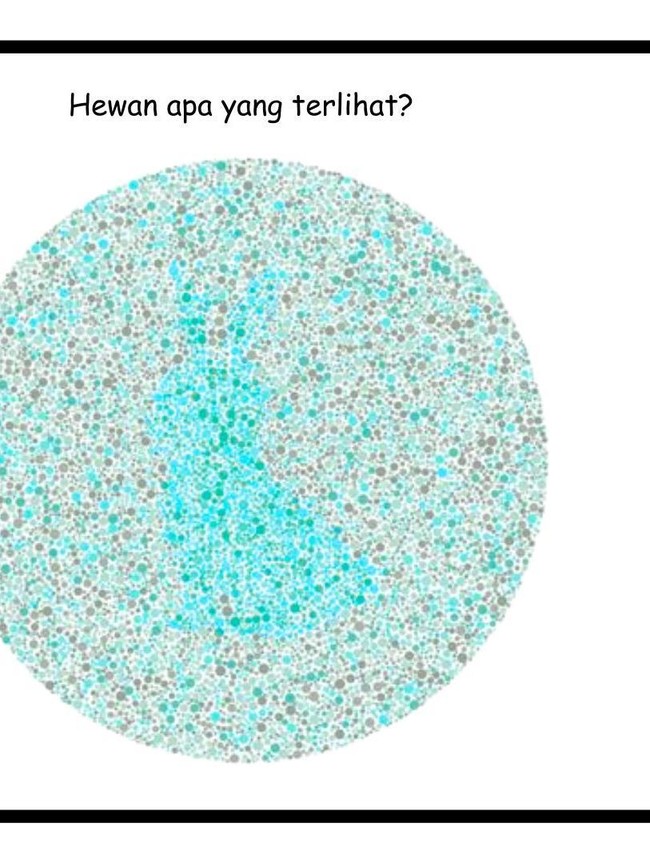 Tebak-tebakan Sembari Cek Mata, Hewan Apa yang Terlihat?