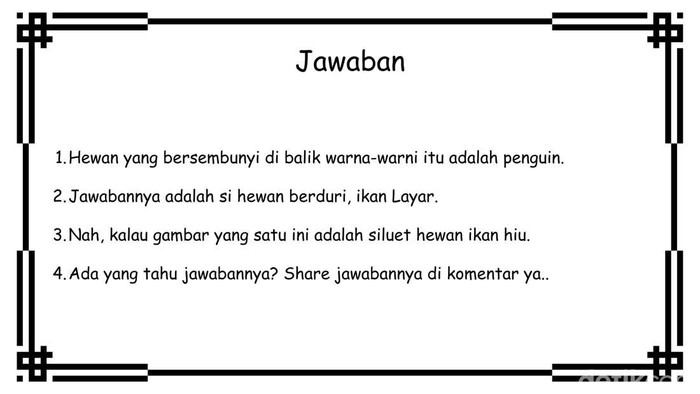 Tebak-tebakan Sembari Cek Mata, Hewan Apa yang Terlihat?