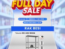 Serbu! Beli Rak Besi di Transmart Full Day Sale Diskonnya Jumbo
