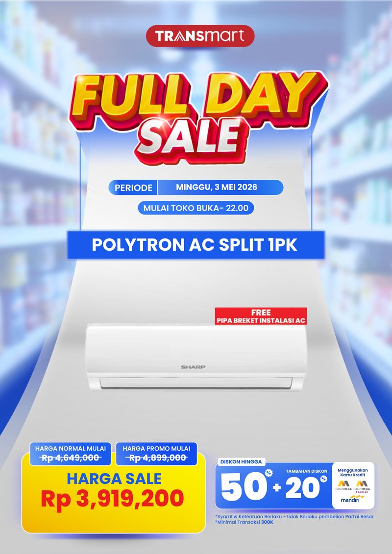 Transmart Full Day Sale 3 Mei 2026