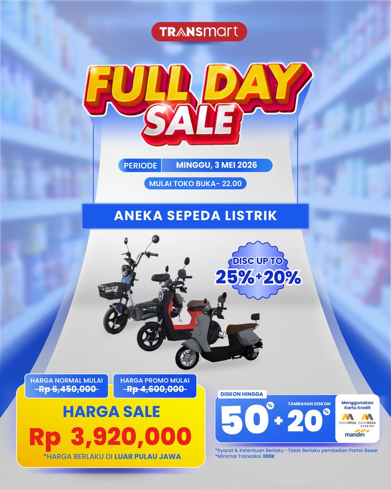 Transmart Full Day Sale 3 Mei 2026