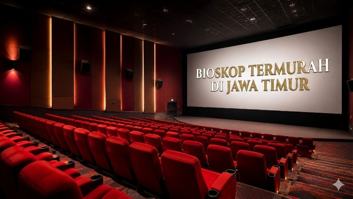 Ilustrasi bioskop termurah di Jawa Timur.