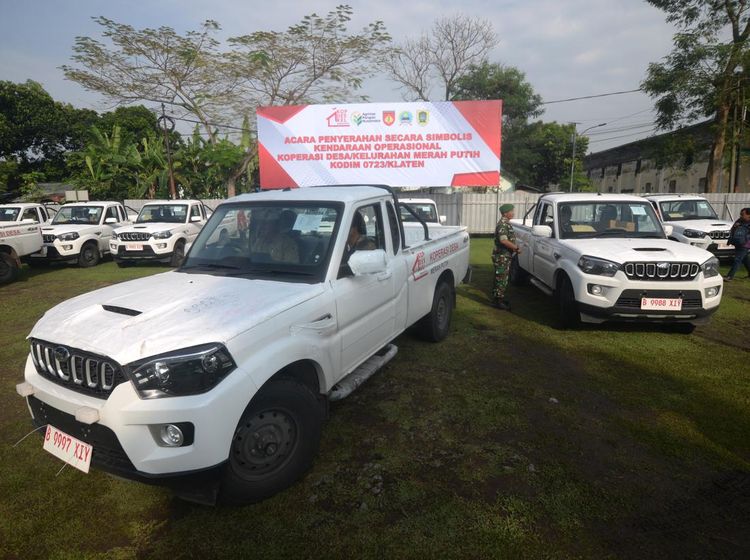 Langsung Tancap Gas! Kopdes Klaten Terima Puluhan Kendaraan Operasional