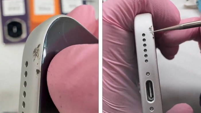 Layanan reparasi iPhone penyok di China