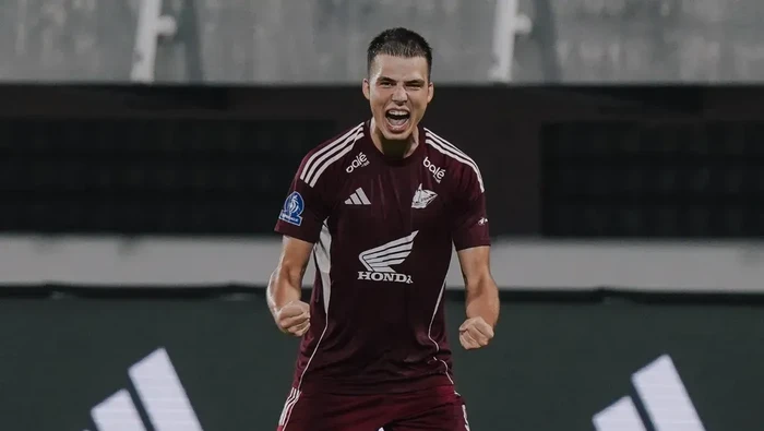 Luka Cumic berhasil mencetak gol yang membawa PSM Makassar kembali memimpin 2-1 atas Bhayangkara FC.