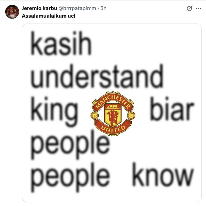 Meme Kemenangan MU
