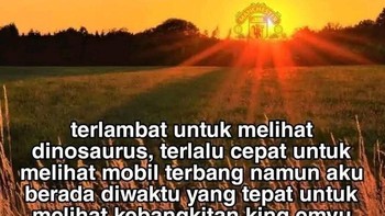 Terlambat lihat dinosaurus, tapi tepat waktu lihat kebangkitan King MU Foto: X.com