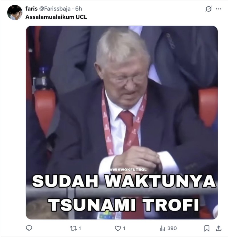 Meme Kemenangan MU