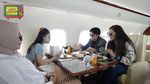 Naik Private Jet ke Bali, El Rumi dan Syifa Hadju Nikmati Hidangan Ini