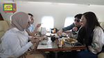 Naik Private Jet ke Bali, El Rumi dan Syifa Hadju Nikmati Hidangan Ini