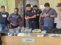 PLBN Skouw Gagalkan Penyelundupan 2,1 Kg Ganja dari Papua Nugini