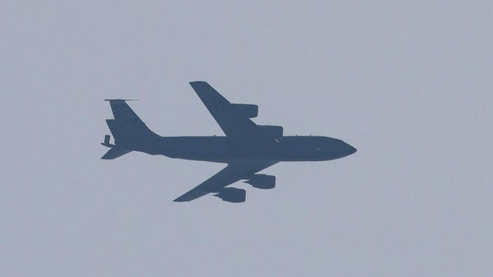 Pesawat Boeing KC-135 Stratotanker milik Angkatan Udara AS (dok. AFP/JACK GUEZ) 