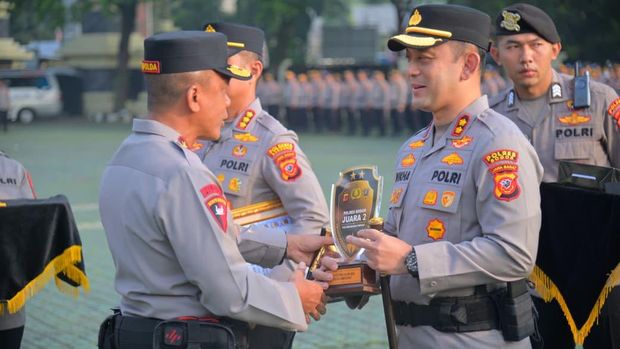 Polres Bogor meraih juara II perlombaan Pospam (pos pengamanan) Terpadu Terbaik dalam rangka Operasi Ketupat Lodaya 2026 se-Jawa Barat (Jabar)