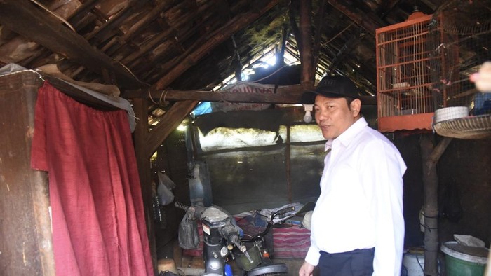 Rumah warga dalam kondisi kurang layak yang bakal diperbaiki Pemkab Sidoarjo.