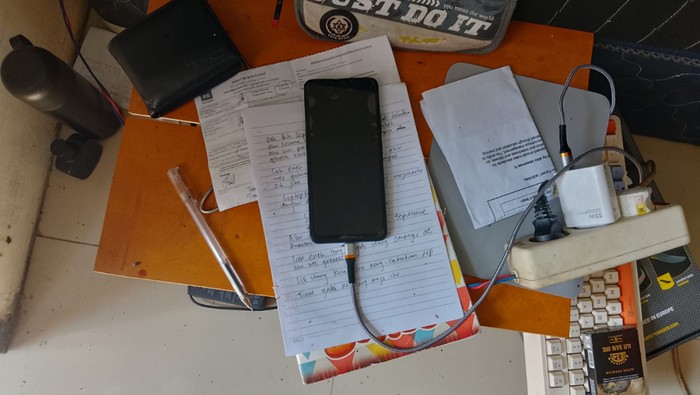 Surat wasiat dari seseorang yang bunuh diri di Mojokerto